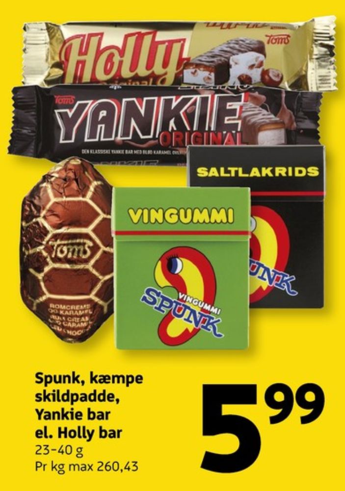 Yankie, Chokoladebar