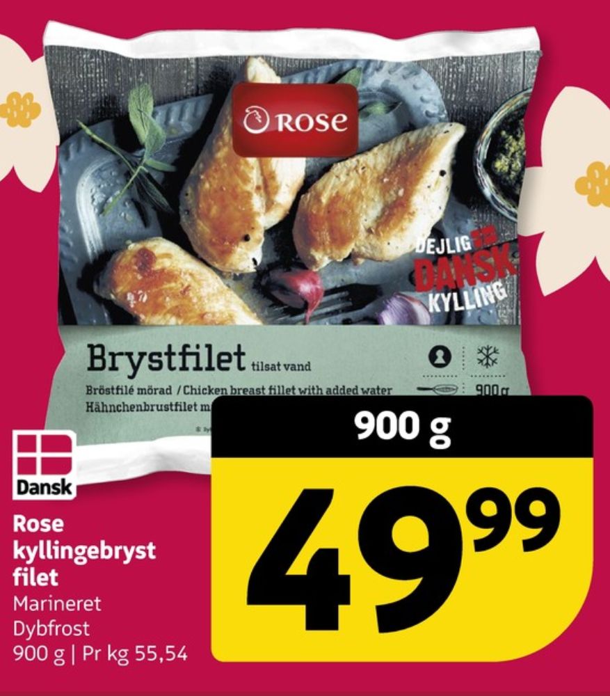 Rose, Kyllingebrystfilet