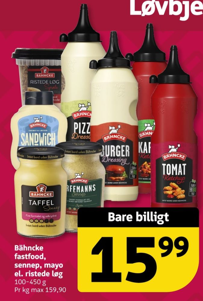 Bähncke, Pizzadressing