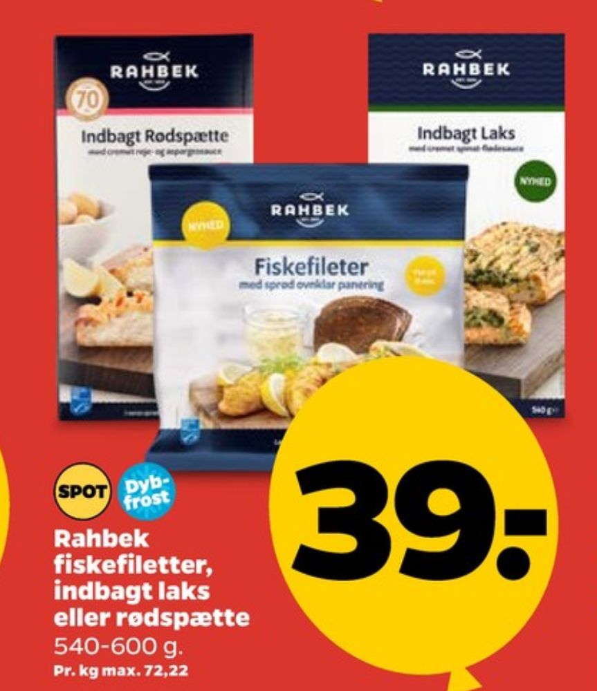 Rahbek, Indbagt Rødspætte med Cremet reje- og aspargessauce