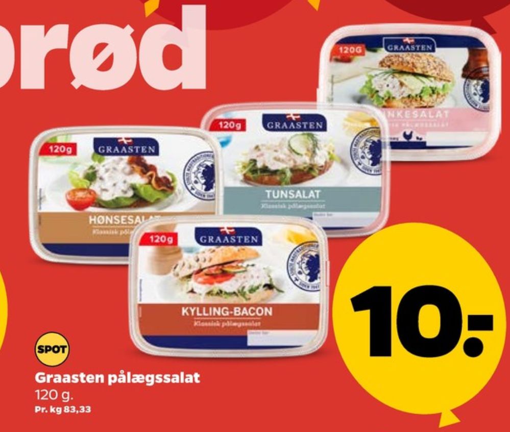 Graasten, Kylling & Baconsalat