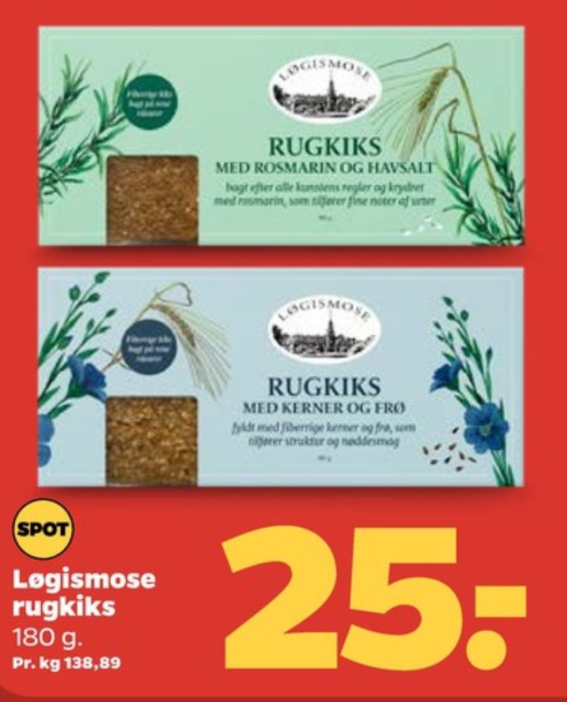 Løgismose, Rugkiks med Kerner og Frø