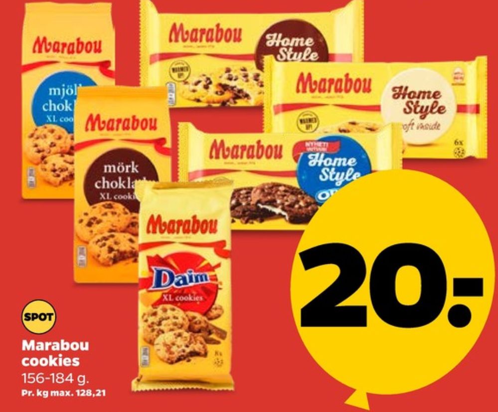 Marabou, Chokoladeplade Home Style Oreo