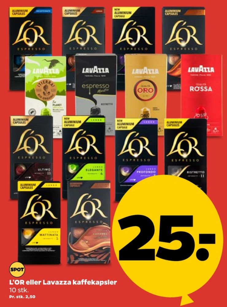 LOR Espresso Ristretto, Kaffekapsler