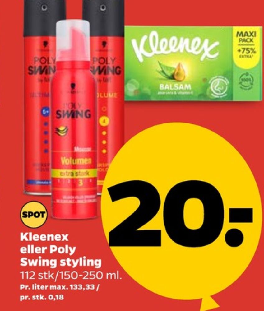 Kleenex, Lommetørklæder