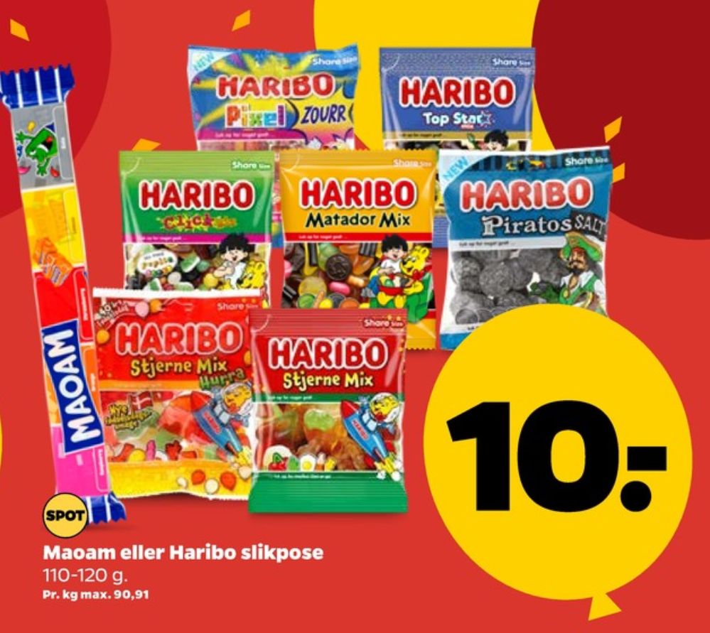 Haribo Click Mix, Slikposer