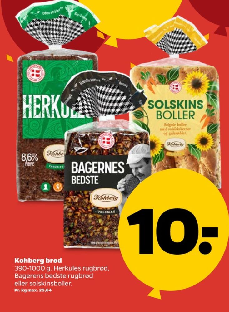 Kohberg Herkules, Rugbrødsskiver