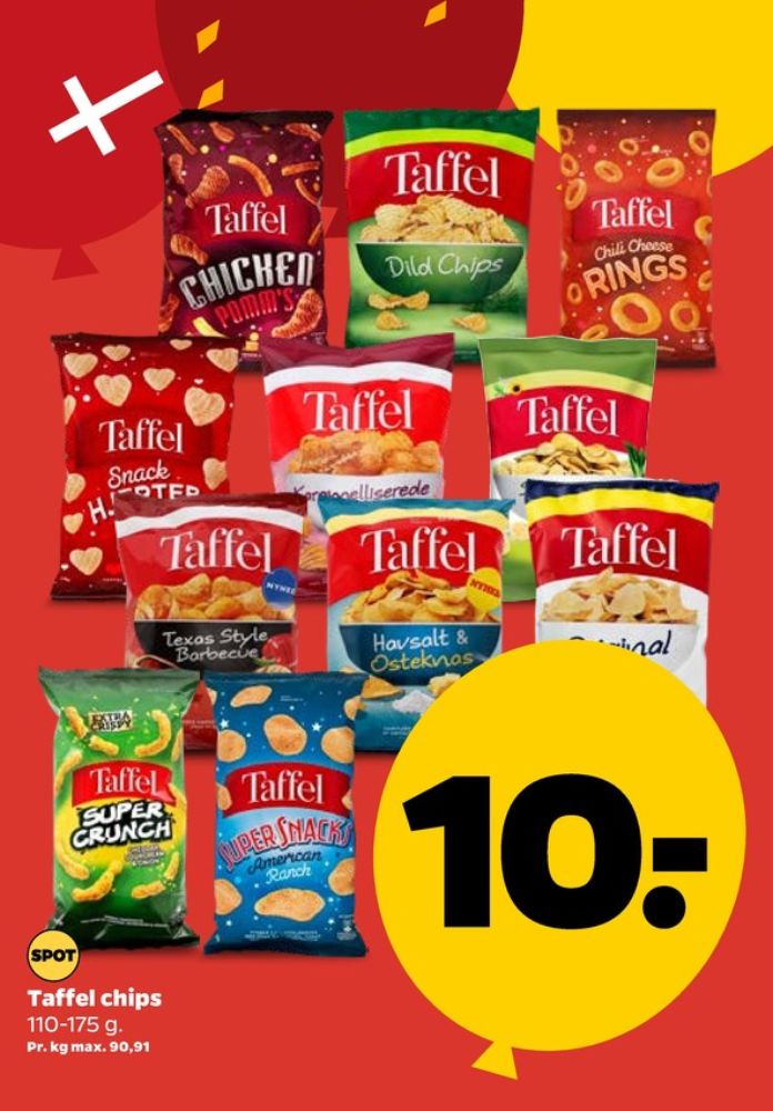 Taffel, Karamelliserede Rødløg Chips