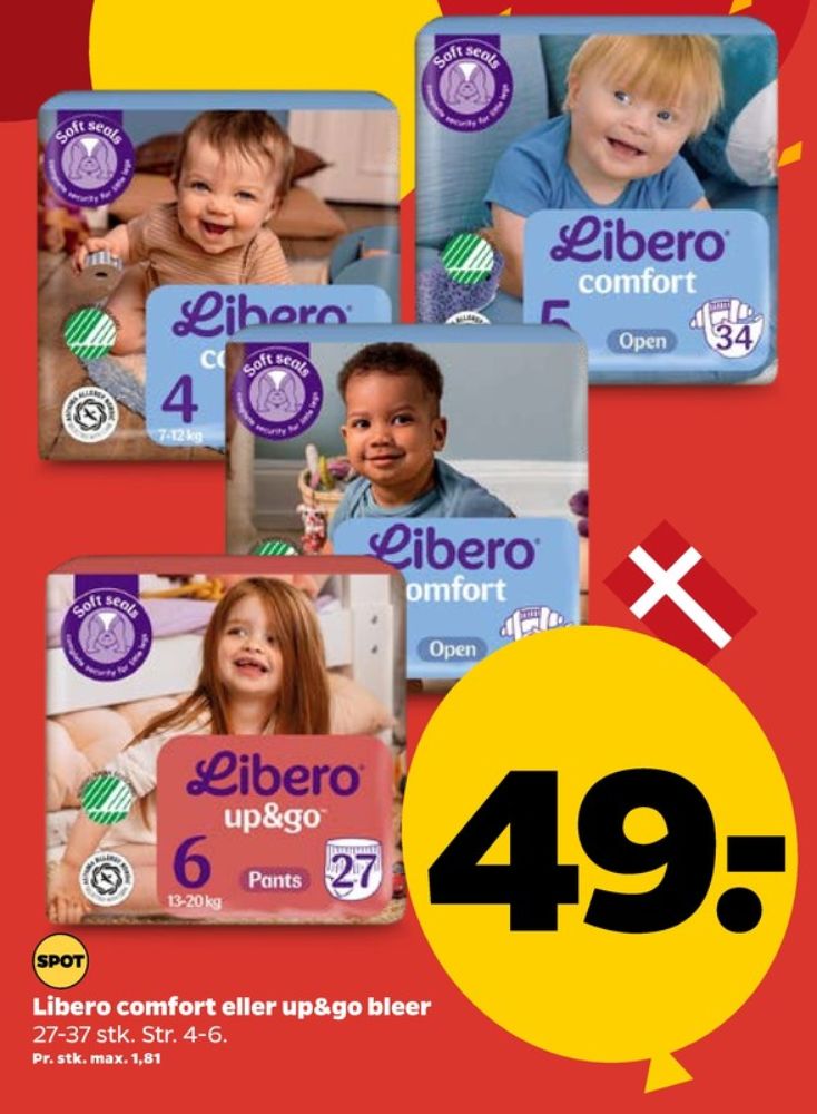 Libero Comfort, Bleer str 5 9-14 kg