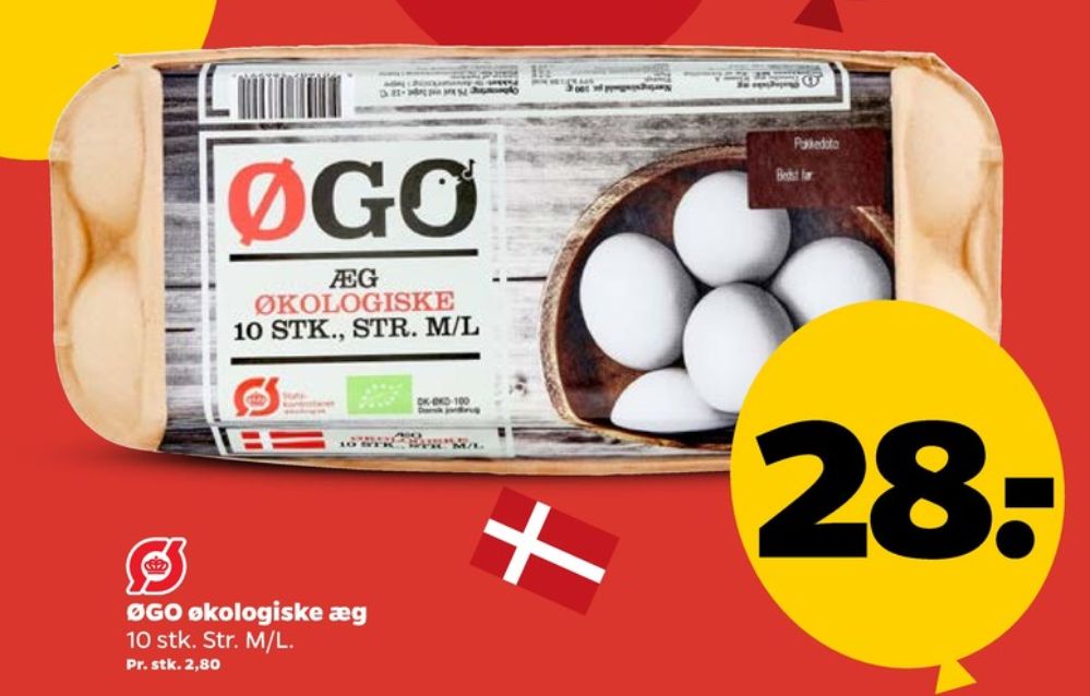 ØGO, Økologiske æg M/L
