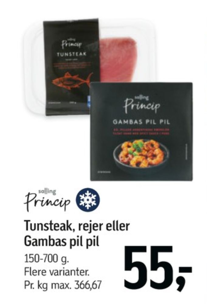 Salling Princip, Gambas Pil Pil