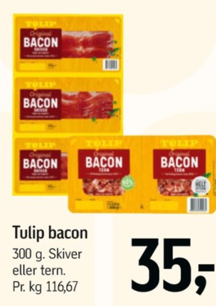 Tulip, Bacontern