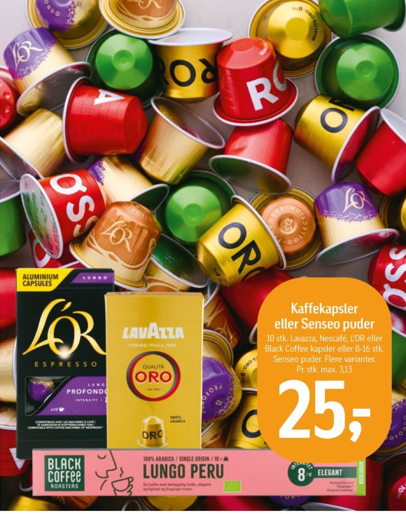 LavAzza Qualita Oro, Kaffekapsler