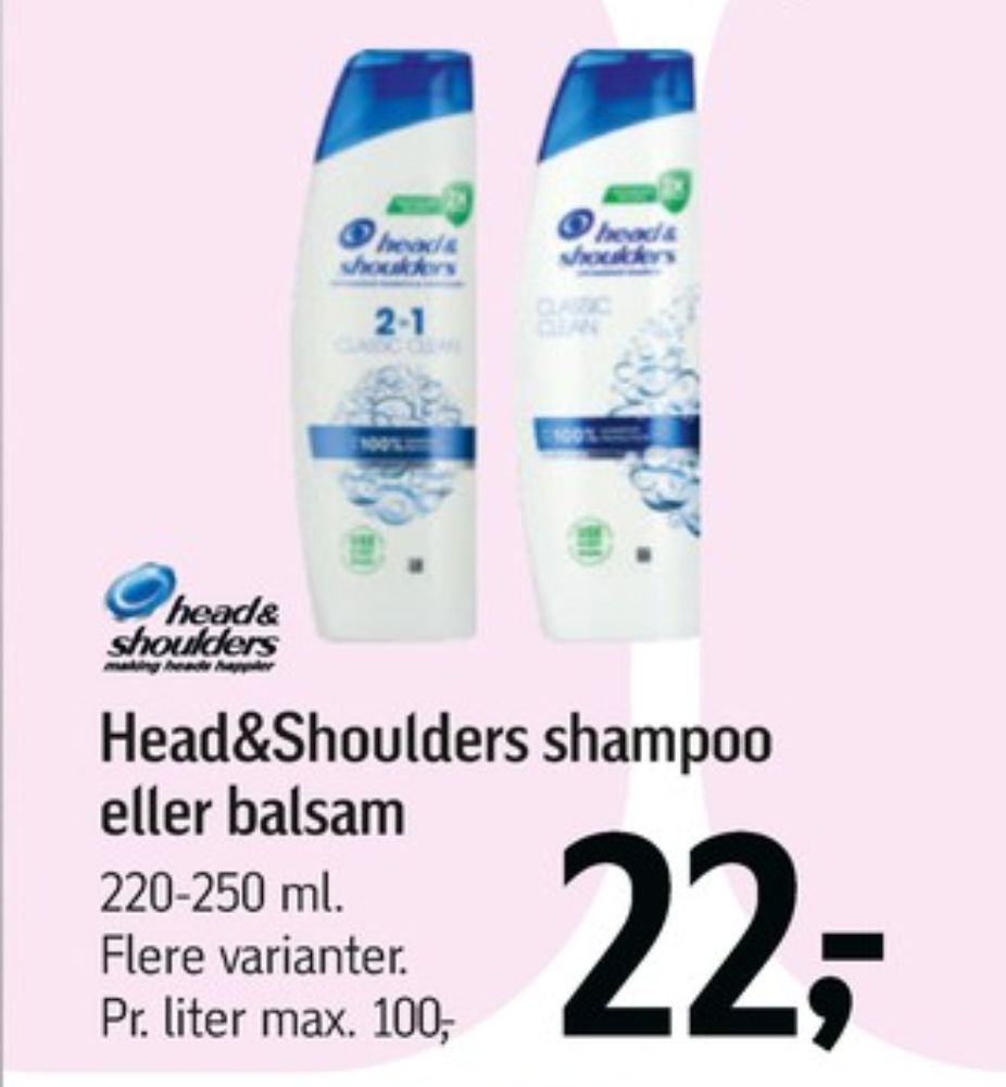 Head&Shoulders, Balsam