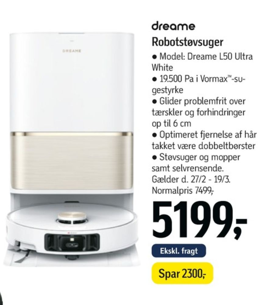 dreame, Robotstøvsuger