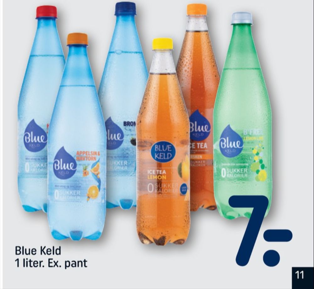 Blue Keld Appelsin & Havtorn, Mineralvand med brus, appelsin og havtorn