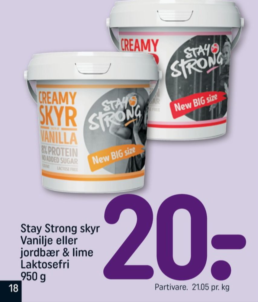Stay Strong, Vanilje Skyr 