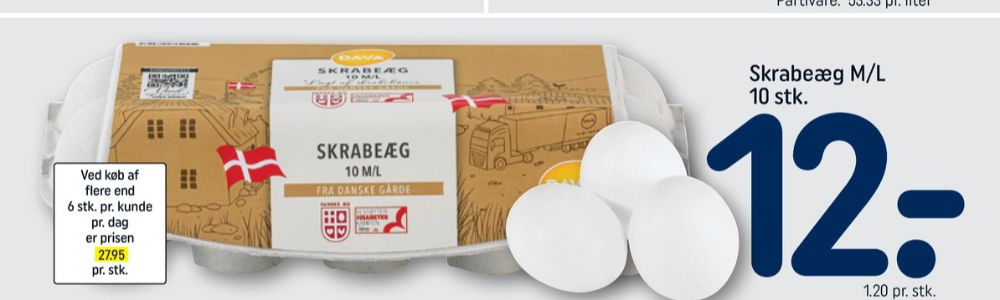 DAVA Foods, Skrabeæg M/L