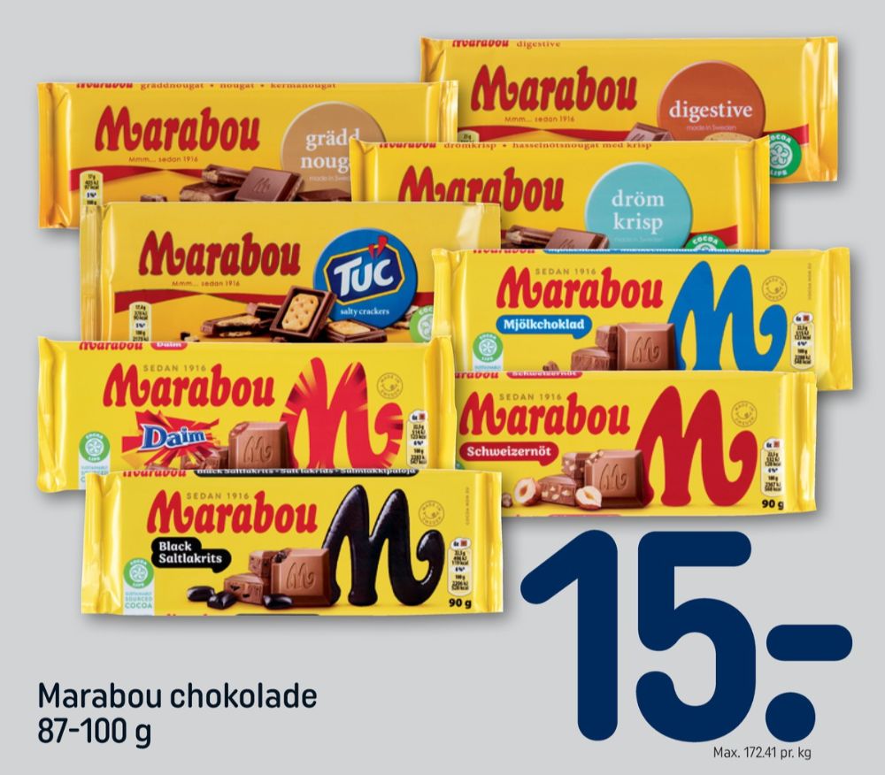 Marabou, Chokoladeplade Digestive