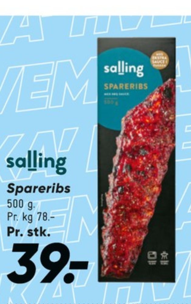 Salling, Spareribs