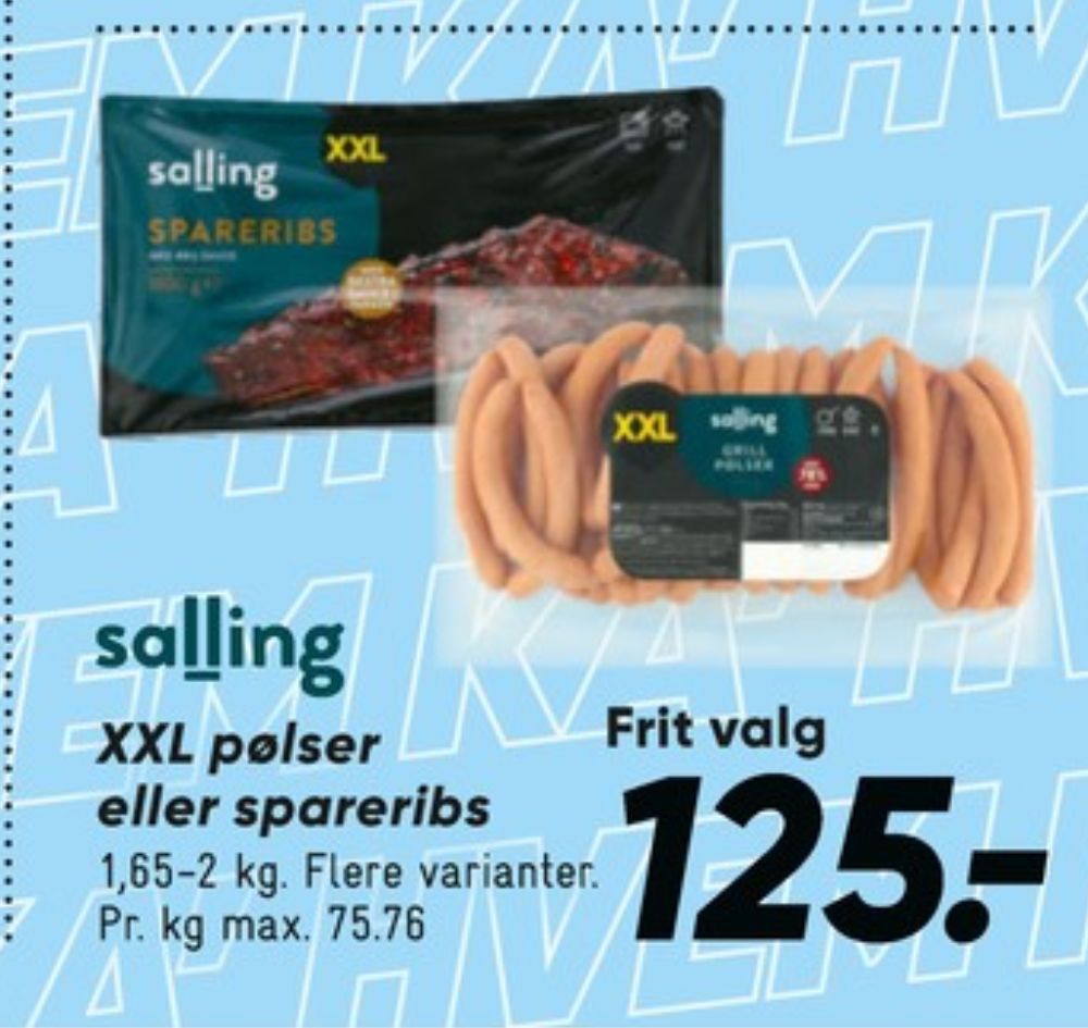 Salling, Spareribs
