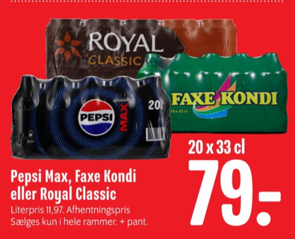 Faxe Kondi, Sportssodavand 20 pk.