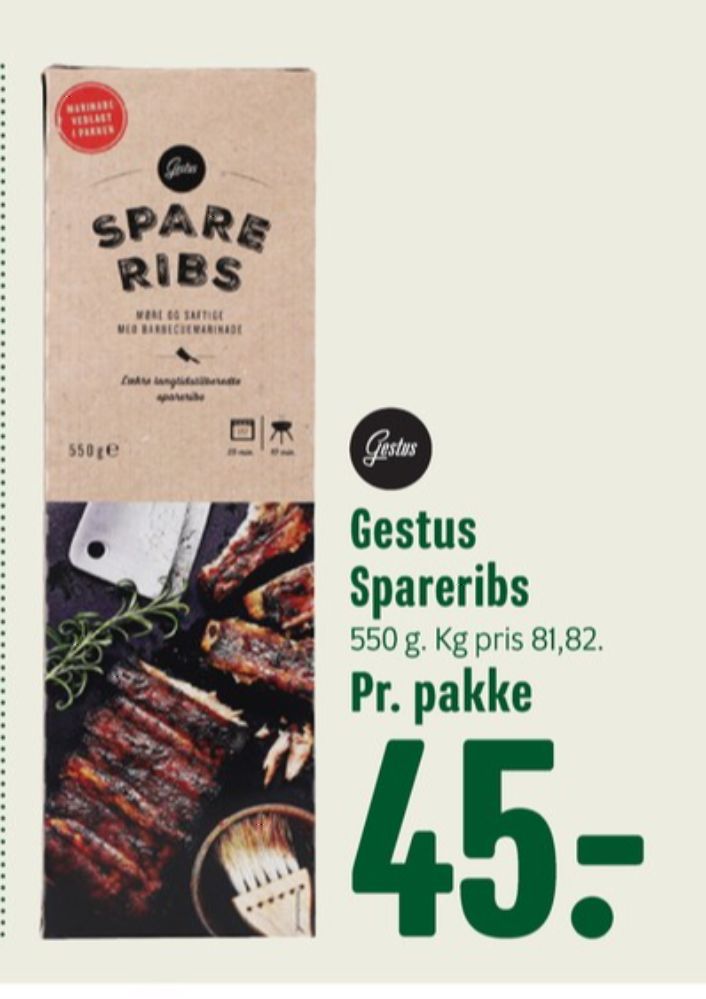 Gestus, Spareribs