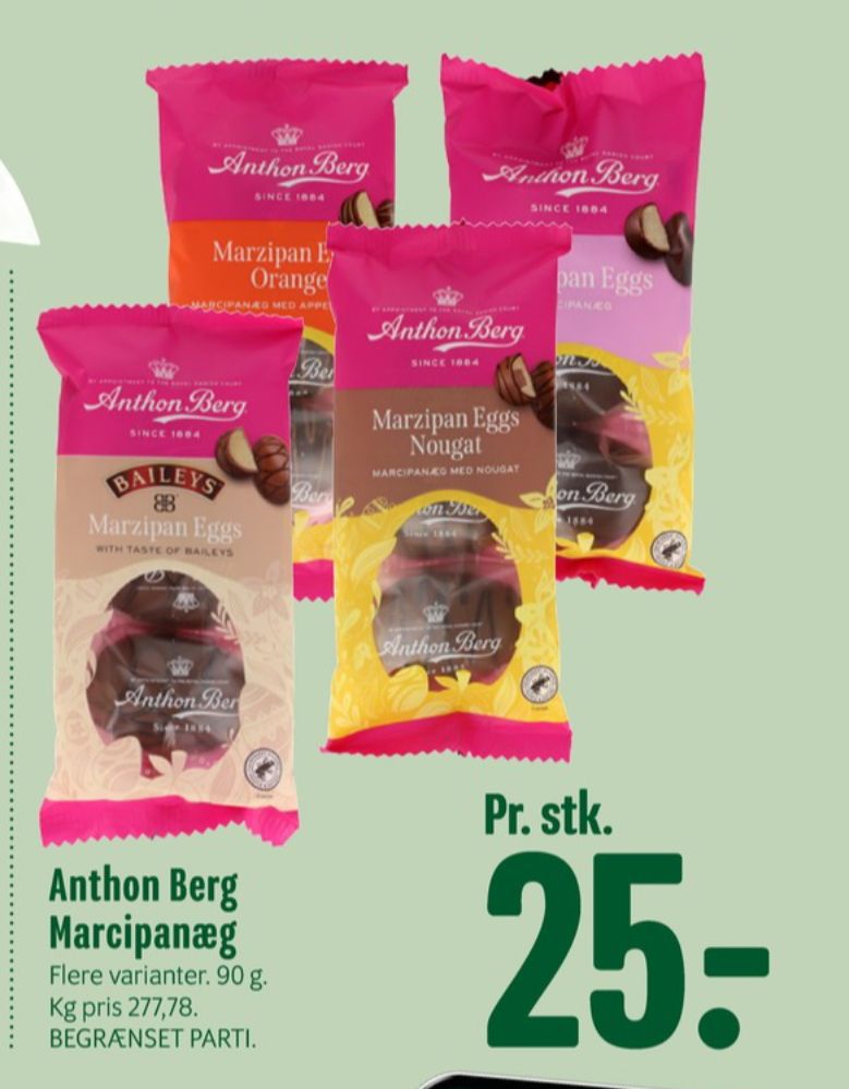 Anthon Berg Baileys, Marcipanæg