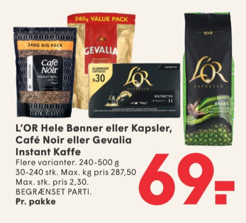 LOR Espresso Ristretto, Kaffekapsler