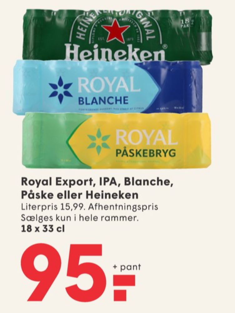 Royal Påskebryg, Øl 18 pk.