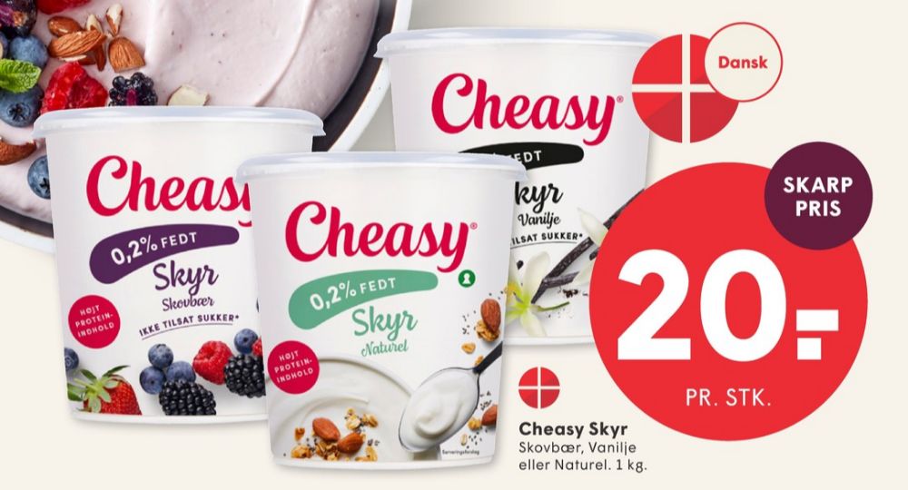 Cheasy, Vanilje Skyr 