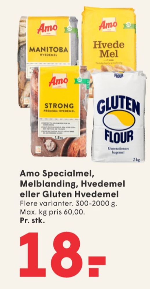 Gluten Flour, Hvedemel