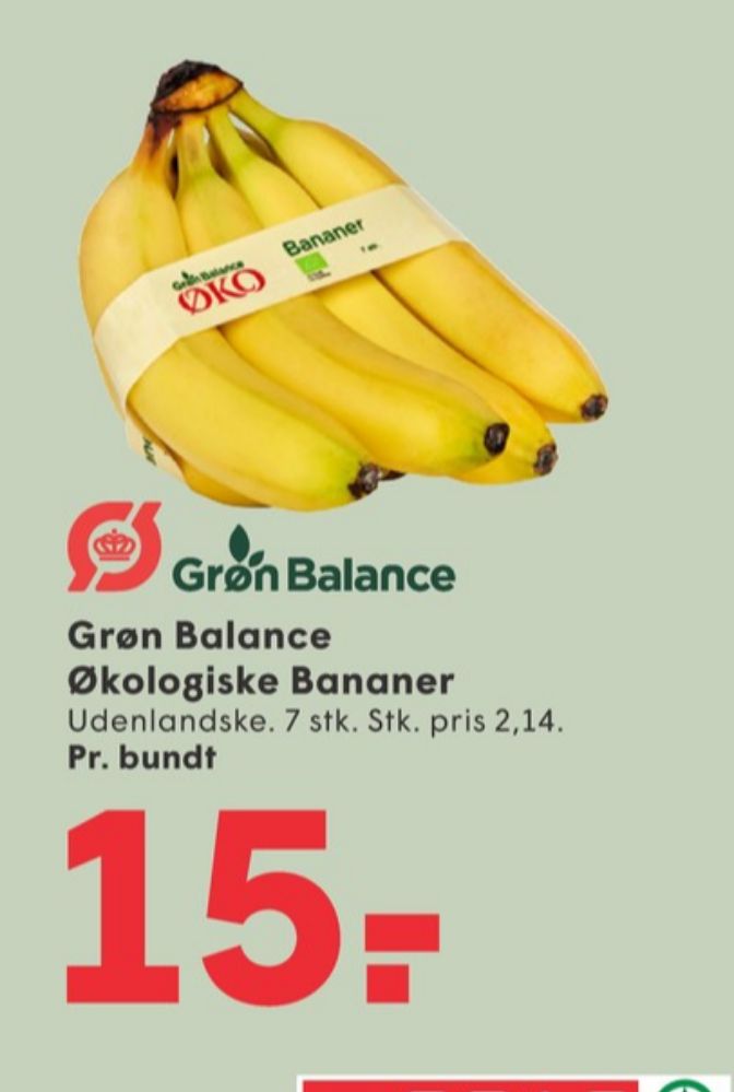 Grøn Balance, Bananer