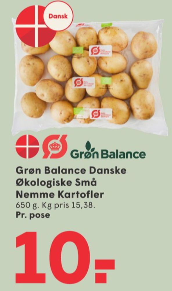 Grøn Balance, Kartofler