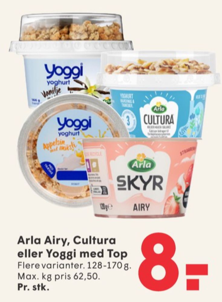 Arla, Jordbær Skyr Airy
