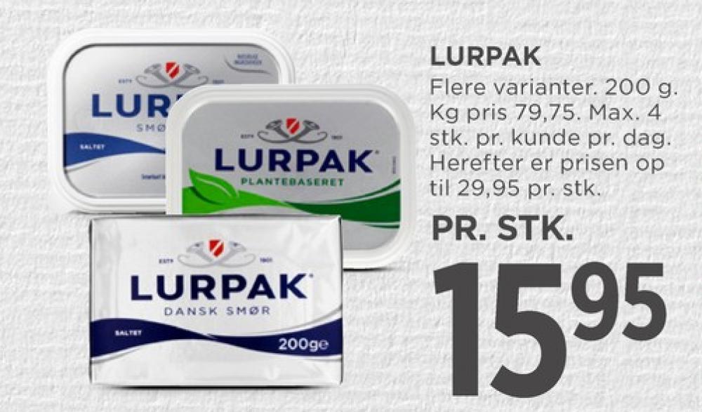 Lurpak, Smørbar