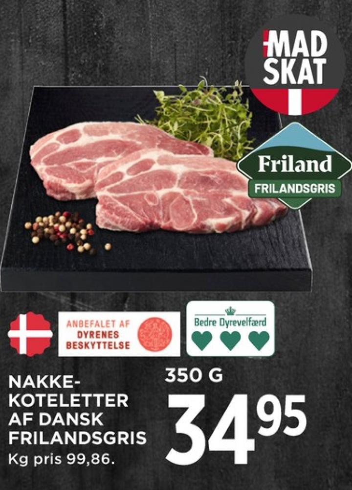 FRILAND Frilandsgris, Nakkekoteletter