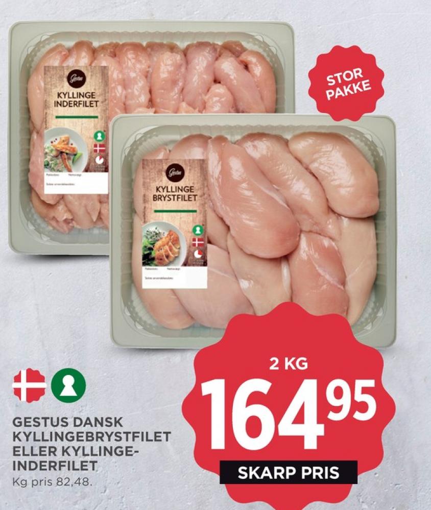 Gestus, Kyllingebrystfilet