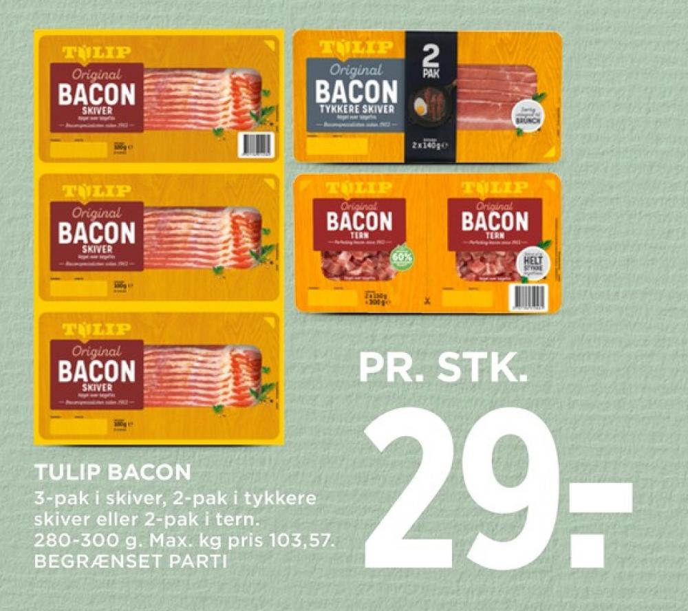 Tulip, Baconskiver