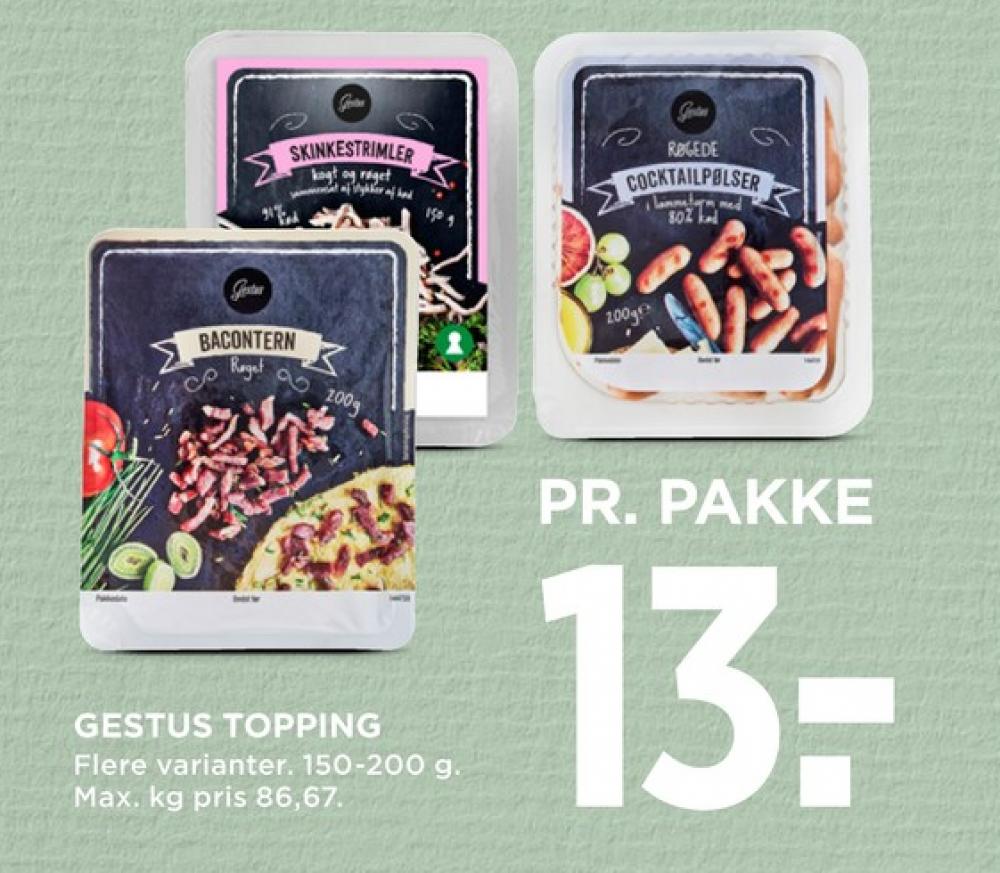 Gestus, Cocktailpølser