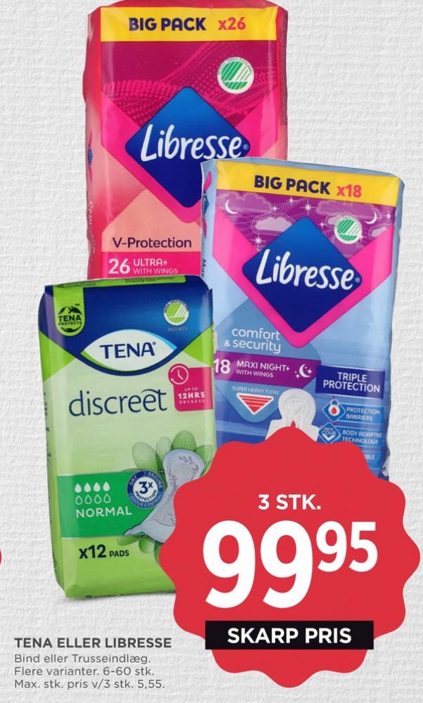 Libresse, Regular Black Trusseindlæg