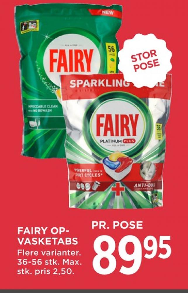 Fairy, Maskinopvask-tabs