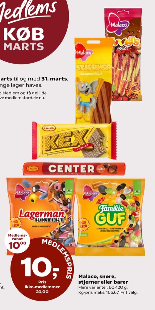 Malaco Lagerman Konfekt, Lakridskonfekt