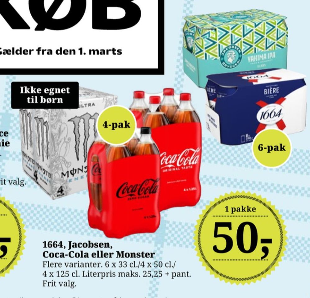 Coca Cola, Cola 4 pk.