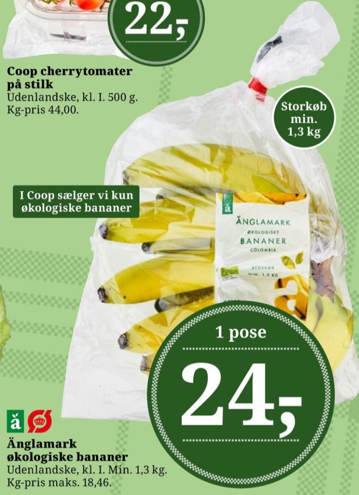 Änglamark, Bananer