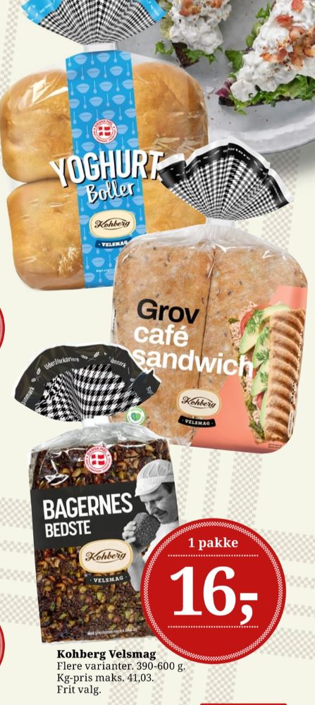 Kohberg Bagernes Bedste, Rugbrødsskiver