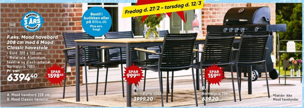 Mood, Havemøbelsæt