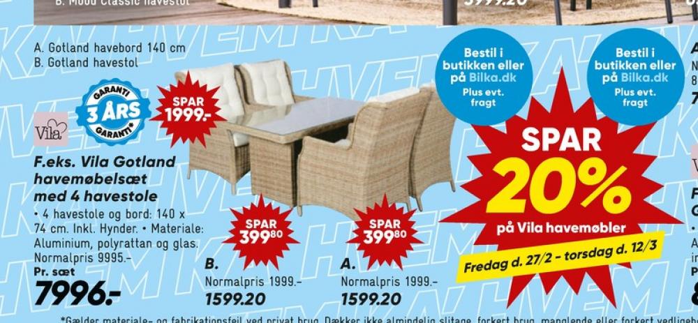 Vila Gotland, Loungesæt