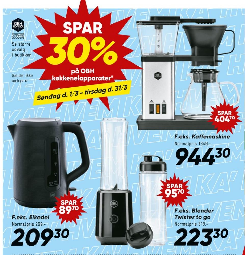 OBH Nordica, Kaffemaskine