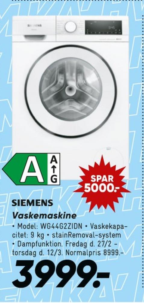 Siemens, Vaskemaskine